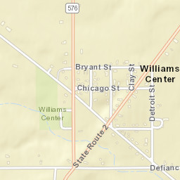 Williams Center Ohio Street Map