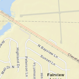 Fairview Lanes Ohio Street Map