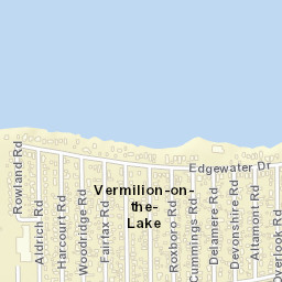 Vermilion-on-the-Lake Ohio Street Map