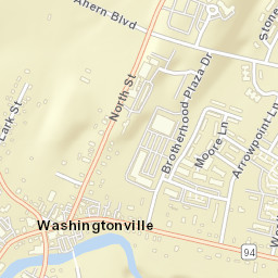 Washingtonville New York Street Map