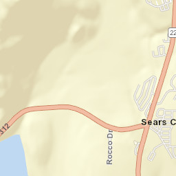 Sears Corners New York Street Map