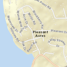 Pleasant Acres Connecticut Street Map