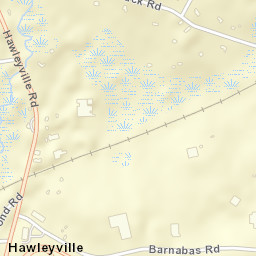 Hawleyville Connecticut Street Map