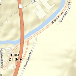 Pine Bridge Connecticut Street Map
