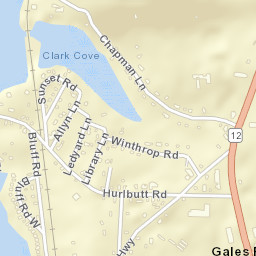 Gales Ferry Connecticut Street Map