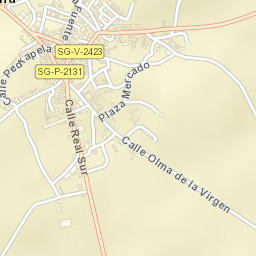 Fuentesaúco de Fuentidueña Street Map