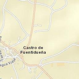 Castro de Fuentidueña Street Map