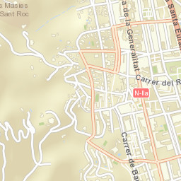 Pallejà Street Map