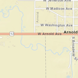 305 North Broadway Street Arnold NE Street Map