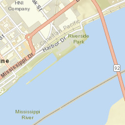 State Highway 92, Muscatine, IA 52761, USA Street Map