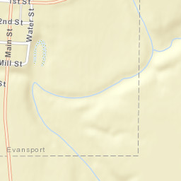 Evansport Ohio Street Map