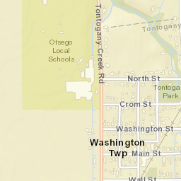 Tontogany Ohio Street Map