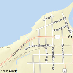 Vermilion Ohio Street Map