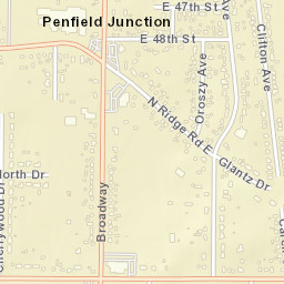 Penfield Junction Ohio Street Map
