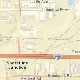 Short Line Junction Ohio Street Map