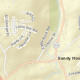 Sandy Hook Connecticut Street Map