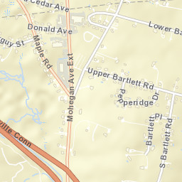 Bartlett Connecticut Street Map