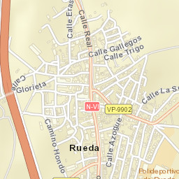 Rueda Street Map