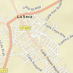La Seca Street Map