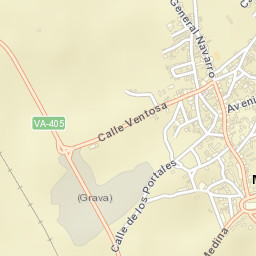 Matapozuelos Street Map