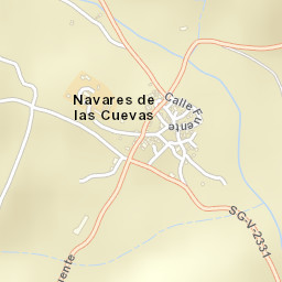 Navares de las Cuevas Street Map