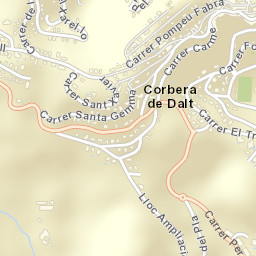 Corbera de Llobregat Street Map
