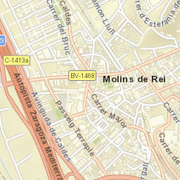 Molins de Rei Street Map