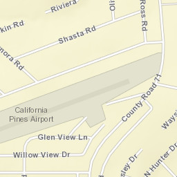 California Pines California Street Map