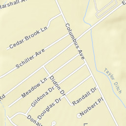 Lincolnshire Ohio Street Map