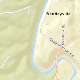Bentleyville Ohio Street Map
