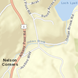 Nelson Corners New York Street Map