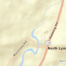 North Lyme Connecticut Street Map