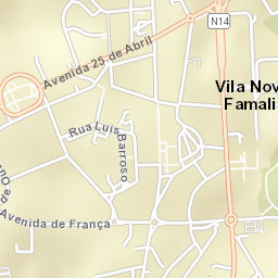 Vila Nova de Famalicão Street Map
