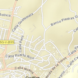 Cuéllar Street Map