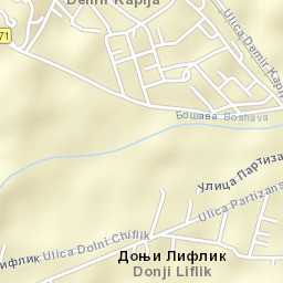 Demir Kapija Street Map