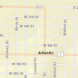 Atlantic, IA 50022, USA Street Map