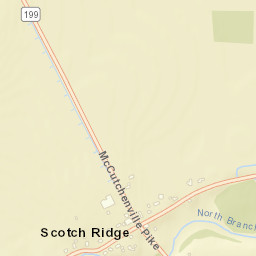 Scotch Ridge Ohio Street Map