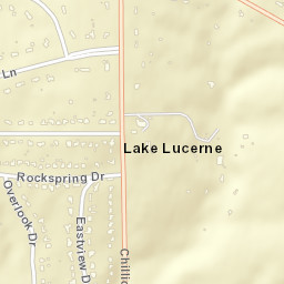 Lake Lucerne Ohio Street Map