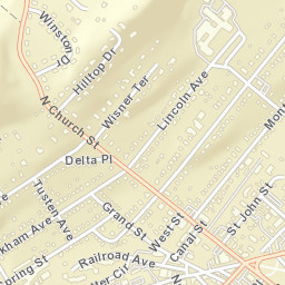 Goshen New York Street Map
