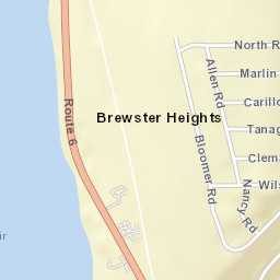 Brewster Heights New York Street Map