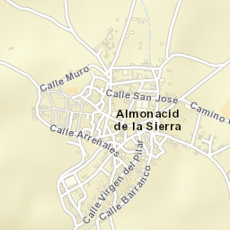 Almonacid de la Sierra Street Map