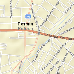 Petrich Street Map