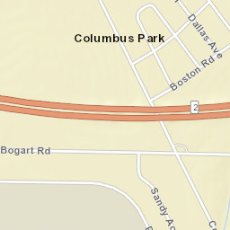 Columbus Park Ohio Street Map