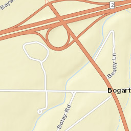 Bogart Ohio Street Map