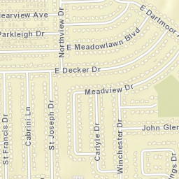 Seven Hills Ohio Street Map