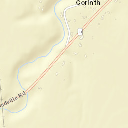 Corinth Ohio Street Map