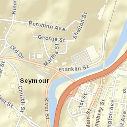 Seymour Connecticut Street Map