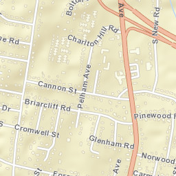 Hamden Connecticut Street Map