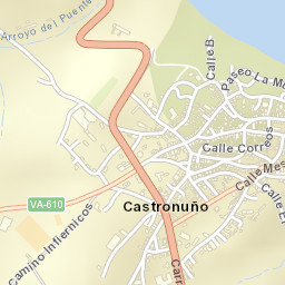 Castronuño Street Map
