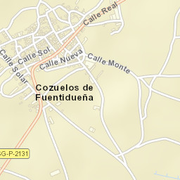 Cozuelos de Fuentidueña Street Map